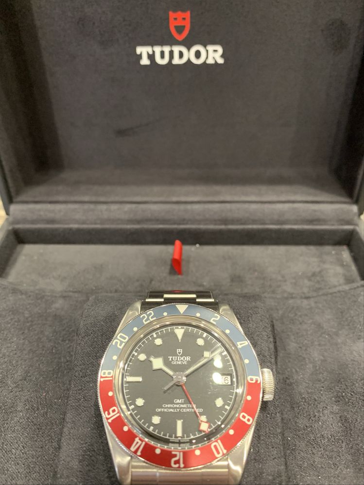 Relógio TUDOR GMT de 2018 como novo Full Set.