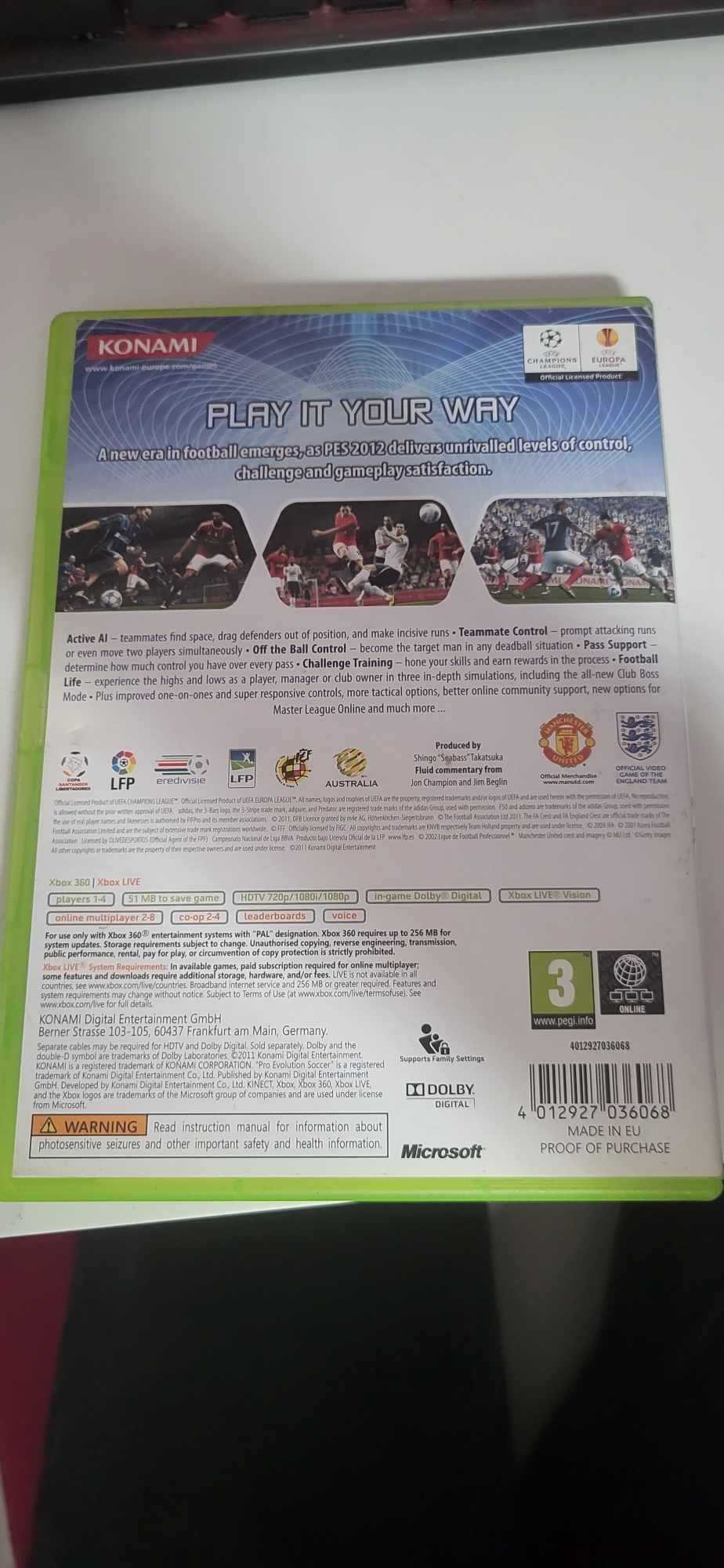 PES 2012 XBOX 360