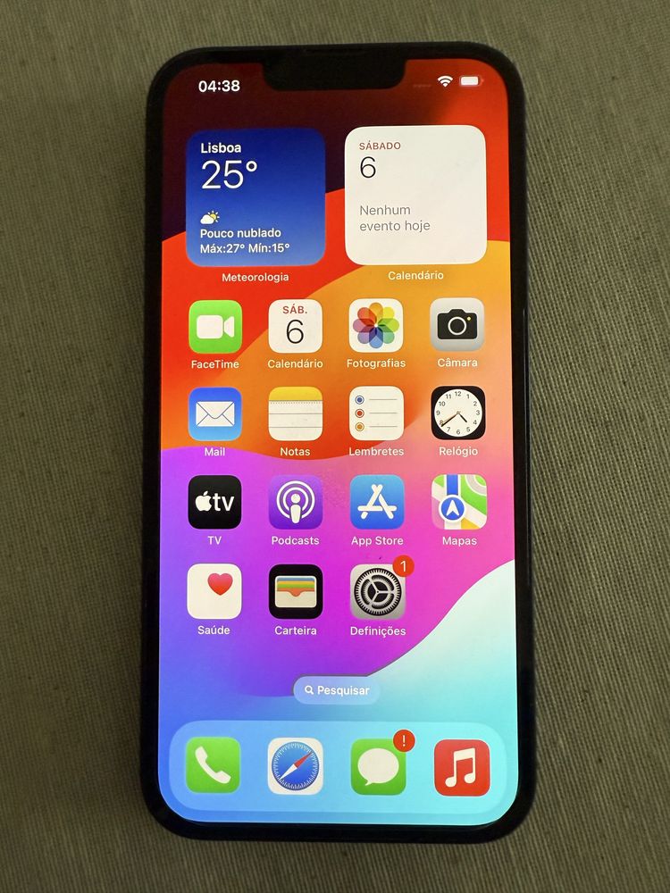 Iphone 14 128Gb Preto Com fatura