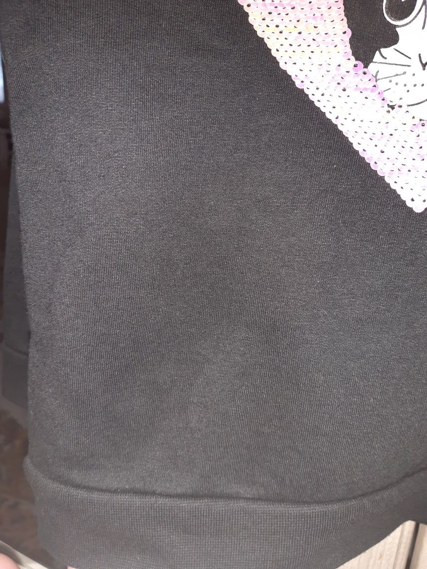 Кофта светр світшот з паєтками на дівчинку, кофта утеплена, рег
