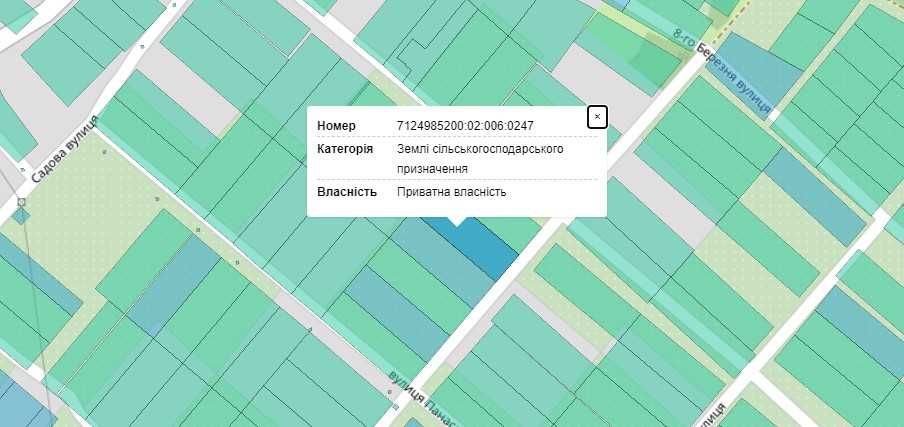 Продаж чотирьох земельних ділянок в с. Руська поляна
