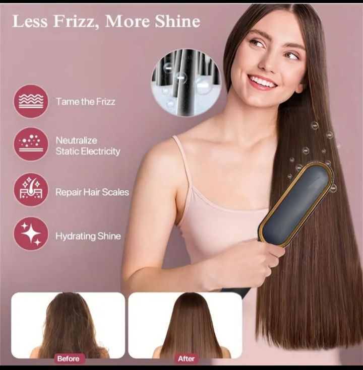 Гребінець - випрямляч  утюжок Hair Straightener для укладання волосся