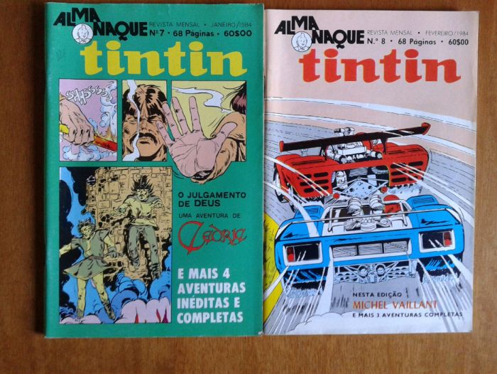 Almanaque Tintin - Primeiros 10 volumes