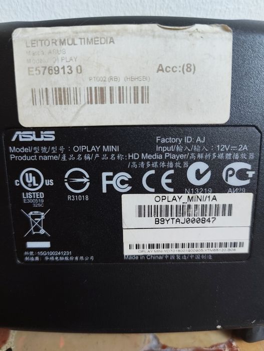 ASUS O!Play Mini – Leitor Multimédia HD