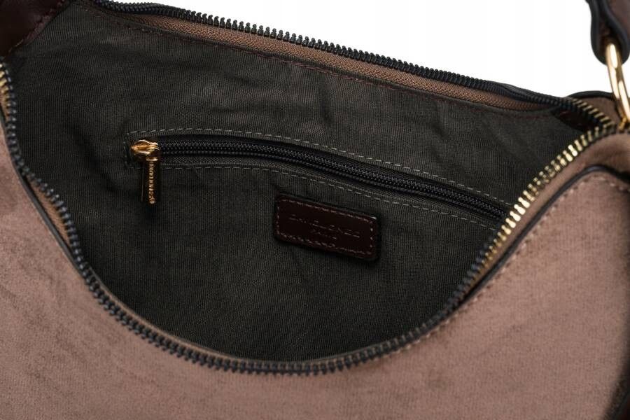 elegancka torebka-bagietka damska ze skóry ekologicznej - david jones