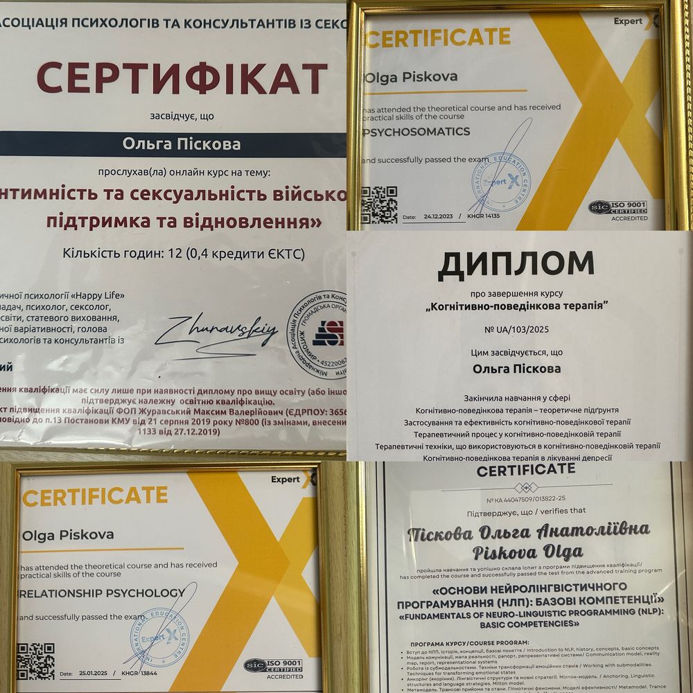 Сексолог. Психолог. Гештальт терапевт. Кризисный психолог. ПТСР.КПТ