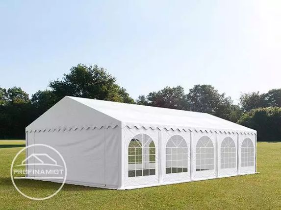 5x10m Namiot imprezowy, PVC biały, gratis wysyłka