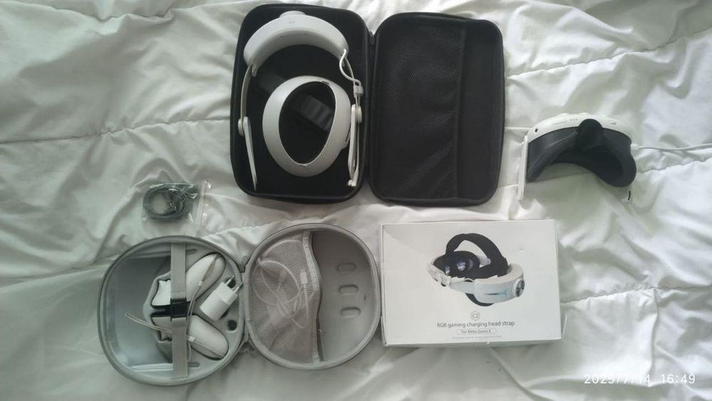 RGB gaming charging head strap