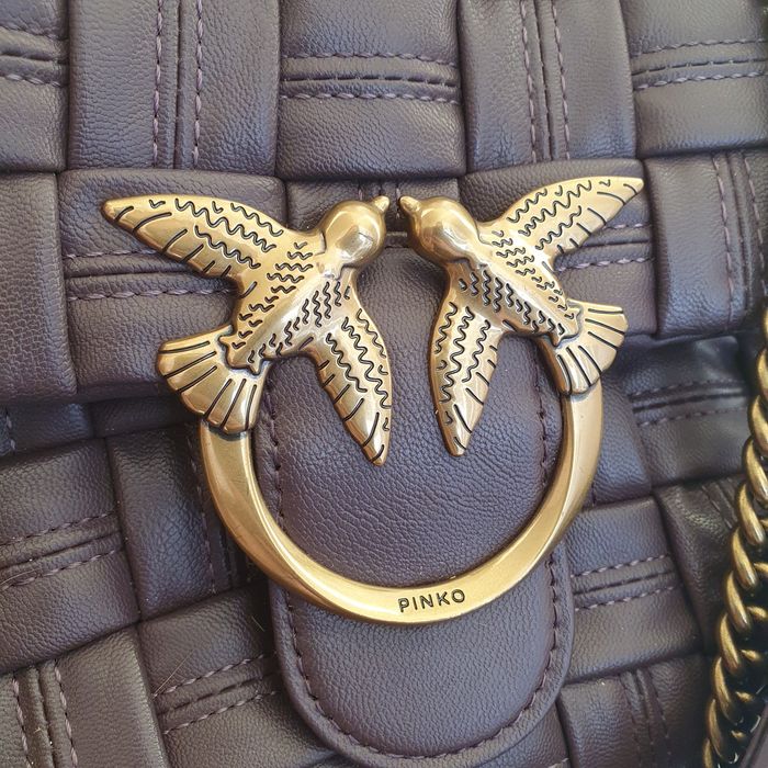 Сумка Pinko бургунді