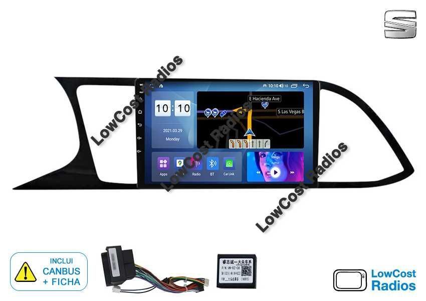 (NOVO) Rádio 2DIN 9" SEAT Leon 5F (De 2012 até 2020) • Android 15