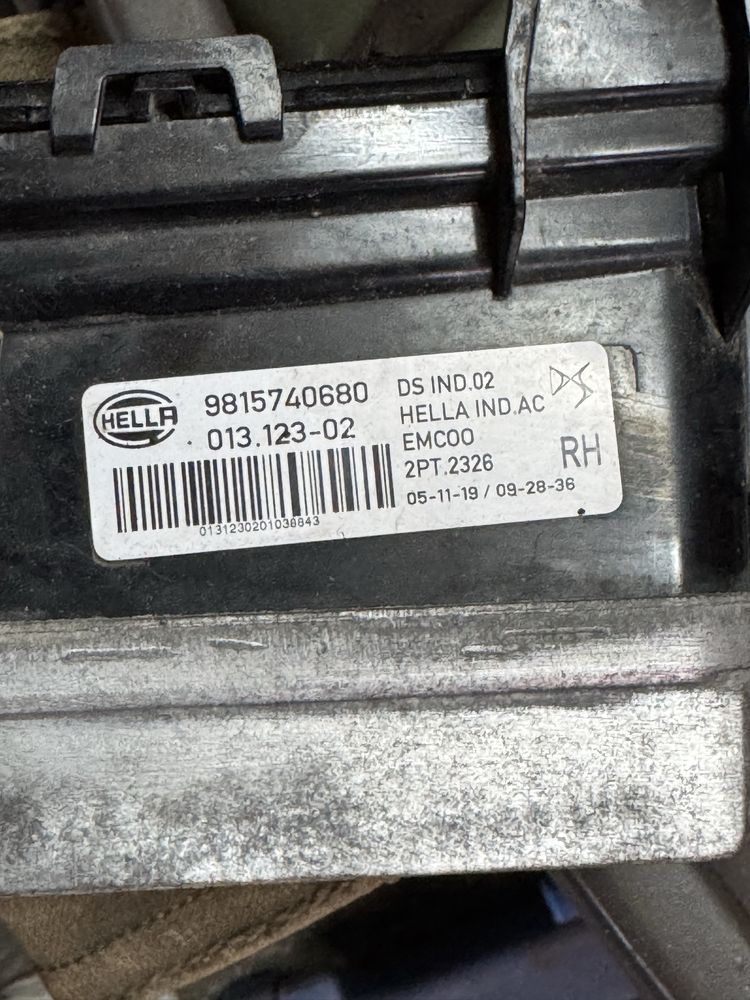 Farol direito diurno led para DS 7 Crossback