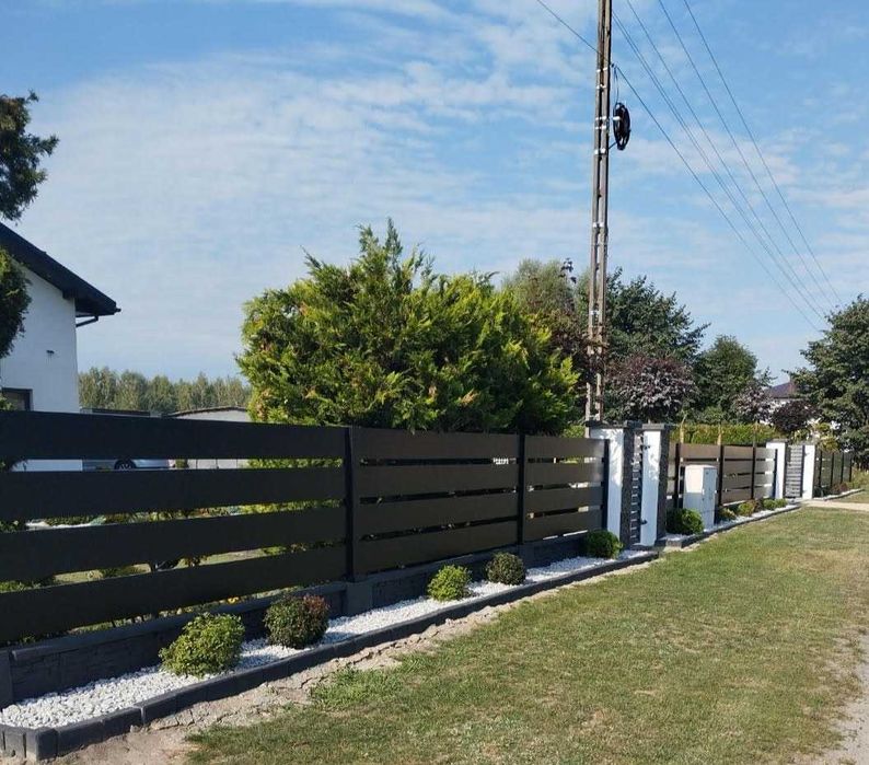 Sztachety metalowe profil 200 ocynkowany, malowany proszkowo NA WYMIAR