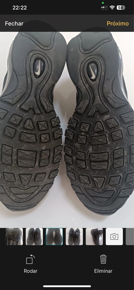 Ténis Nike 43.5 como novos