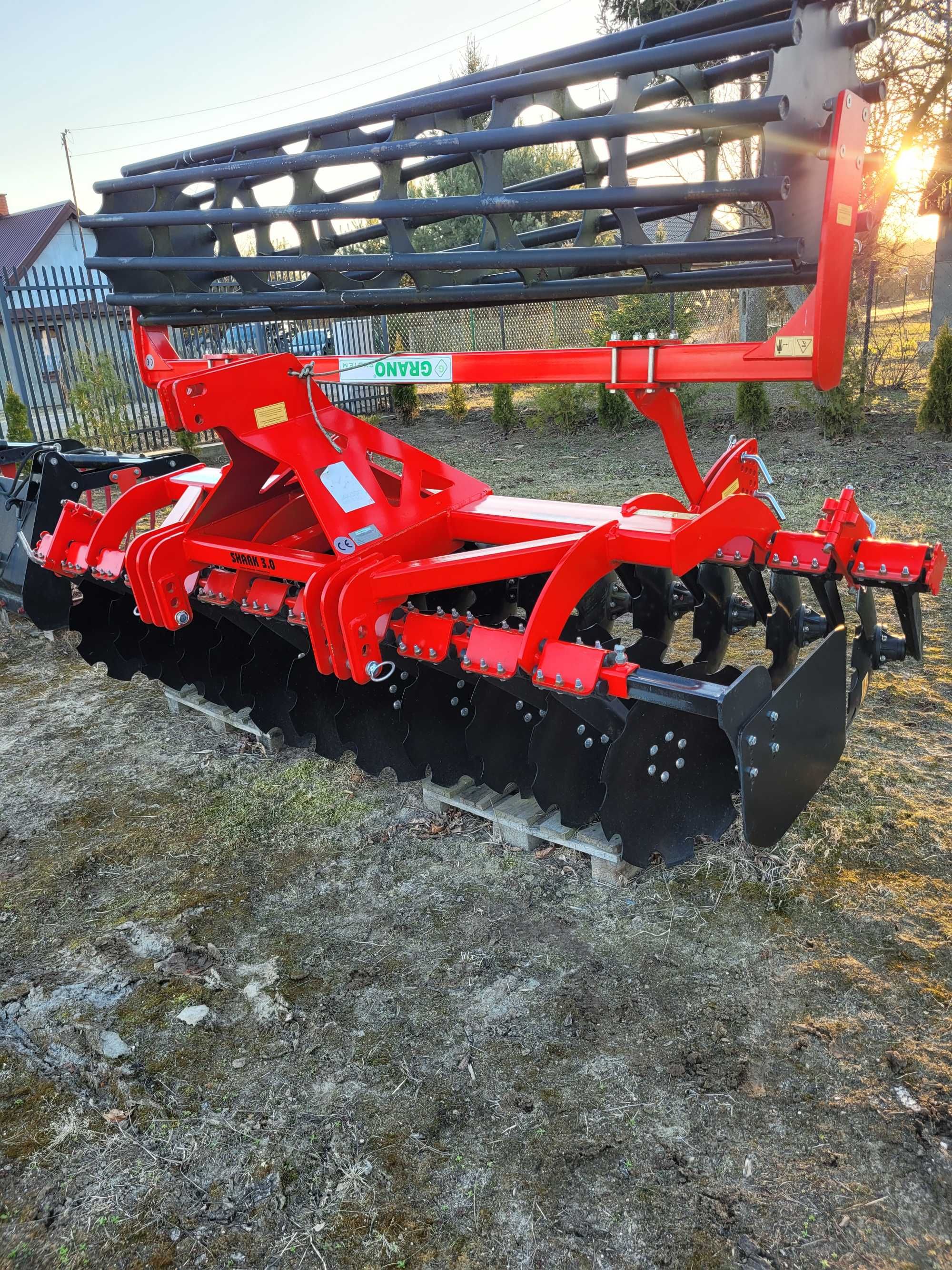 Brona talerzowa  Grano System 3m, talerze 610 mm