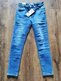 Nowe spodnie jeans rurki M. Sara r. 32 (XL) + pasek