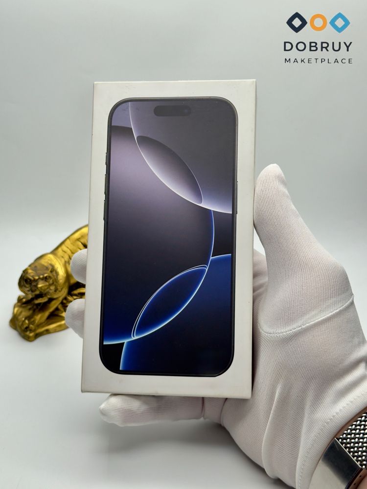 Apple iPhone 16 Pro 128GB Black Titanium  | | Фізична сім | Гарантія +