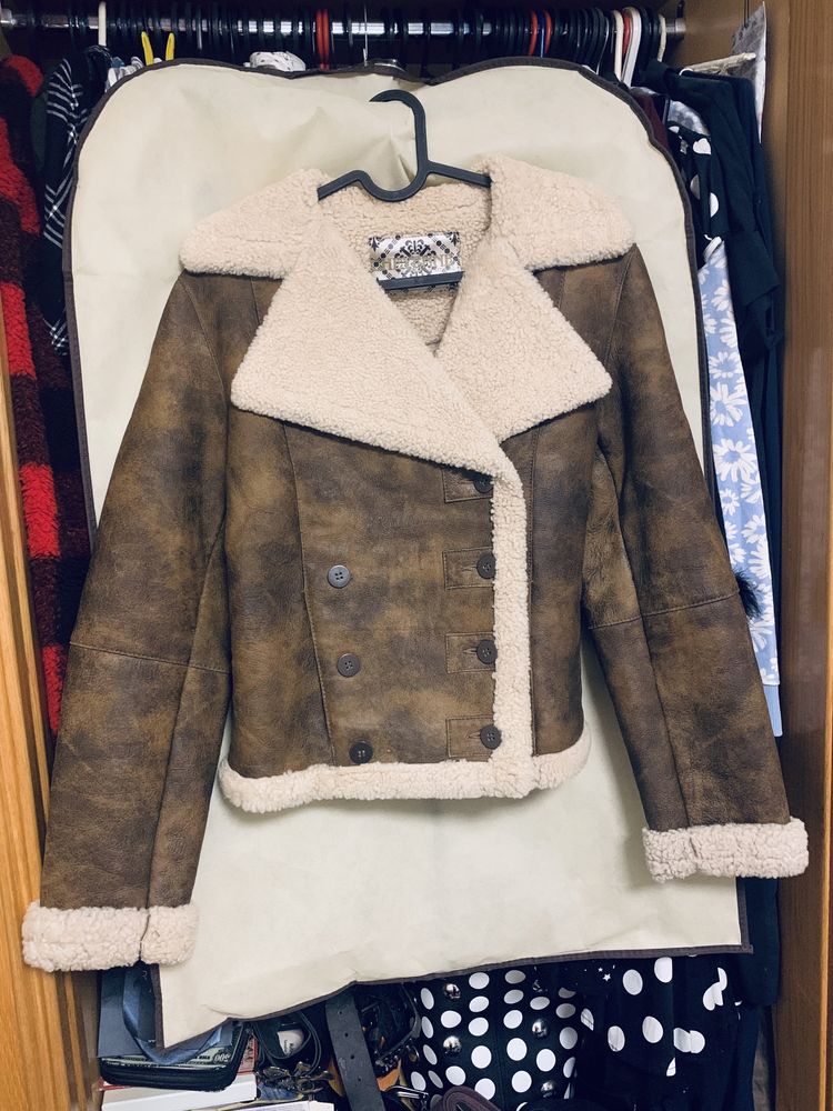 Blusão Shearling 100% pele