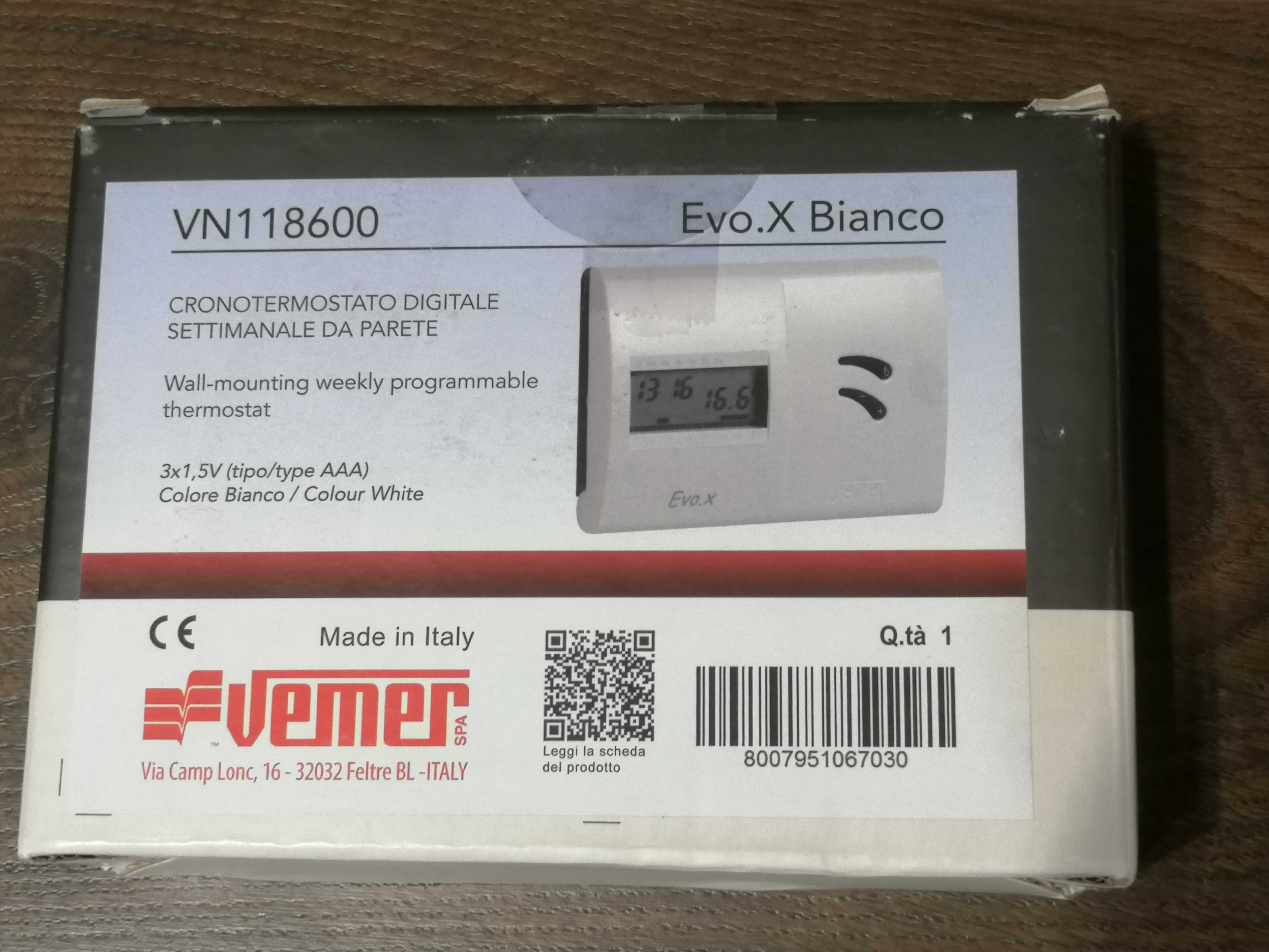 NOWY Termostat sterownik do pieca VEMER Evo.X VN118600 komplet