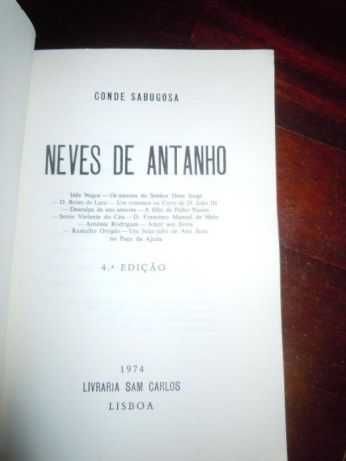 Livro Neves de Antanho 1974