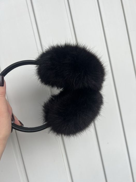 Меховые наушники из натурального меха
