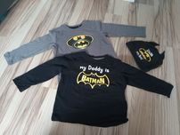 Bluzki Batman plus czapka
