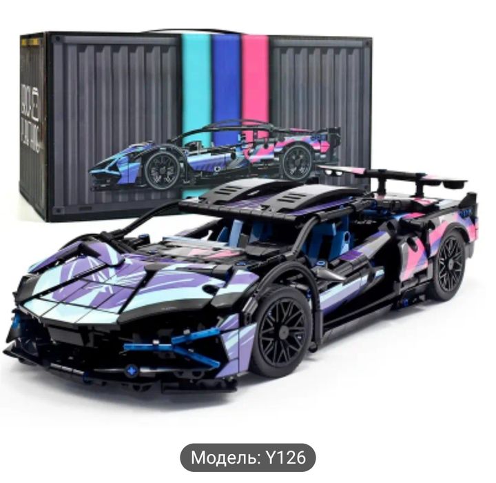 Конструктор Лего, машини, бластер