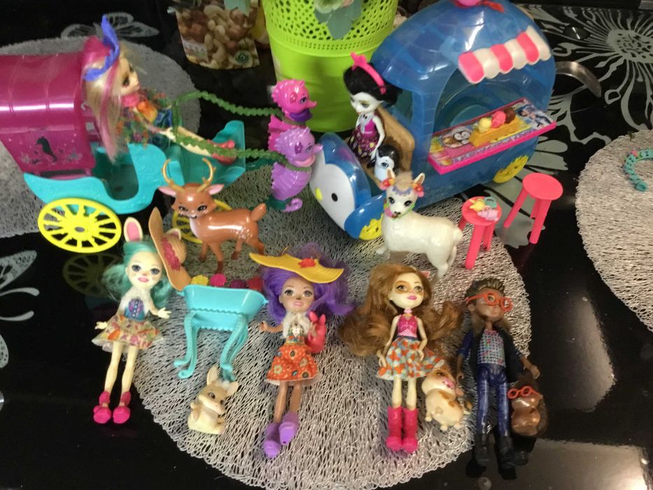 Энчантималс куклы кареты фургончик