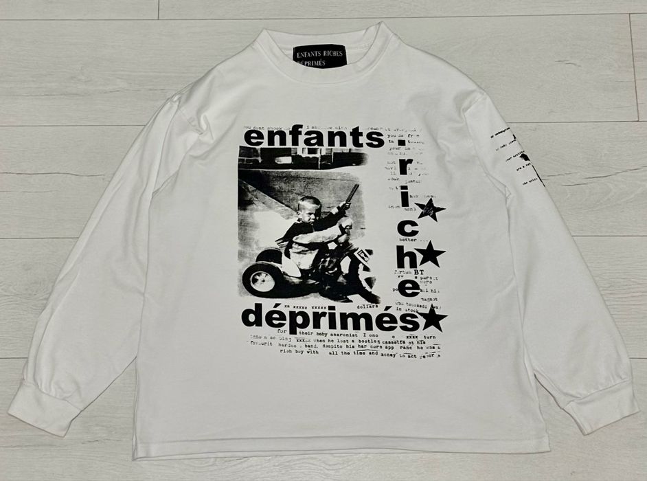 Лонгслів ERD Enfants Riches Deprimes faded opium drip лонг ерд