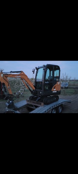 Minikoparka usługi wynajem