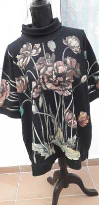 Camisola Malha Flores