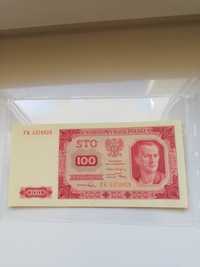 Polska banknot kolekcjonerski 100 złotych 1948 rok