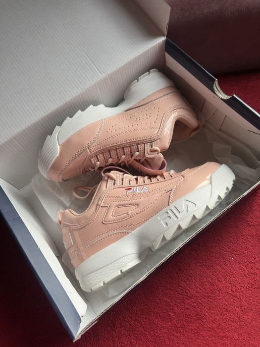 Кроссовки  ФИЛА ДИЗРАПТОР 2 Fila Disruptor 2 Pink/White (лак)