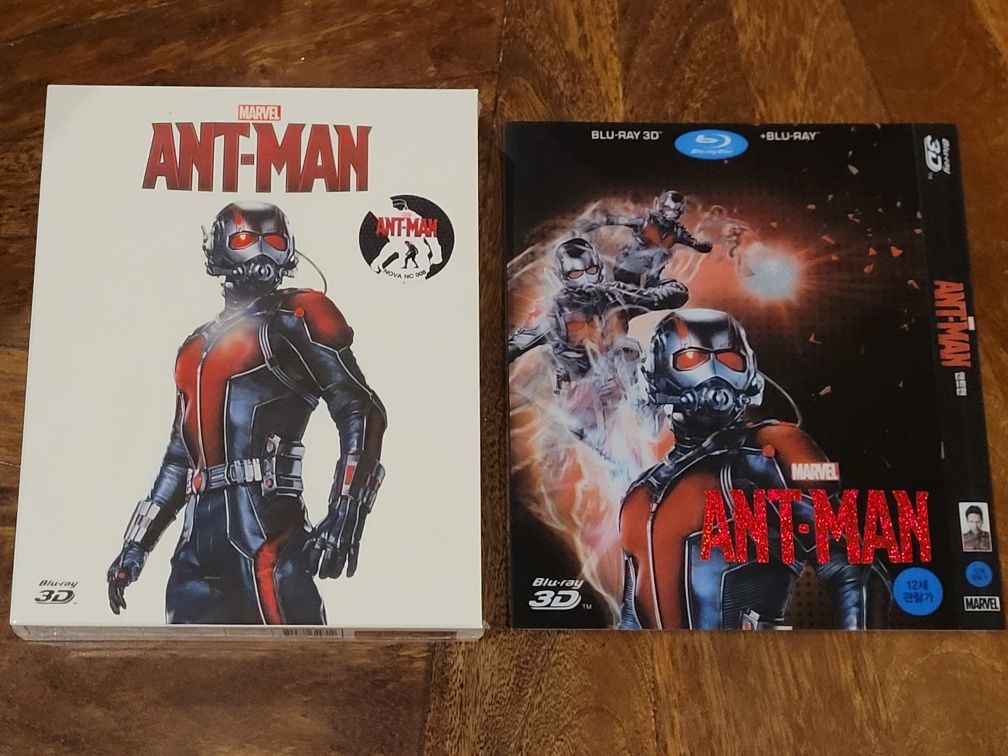 Ant-Man steelbook Novamedia blu ray 3D+2D inclui PET slip novo