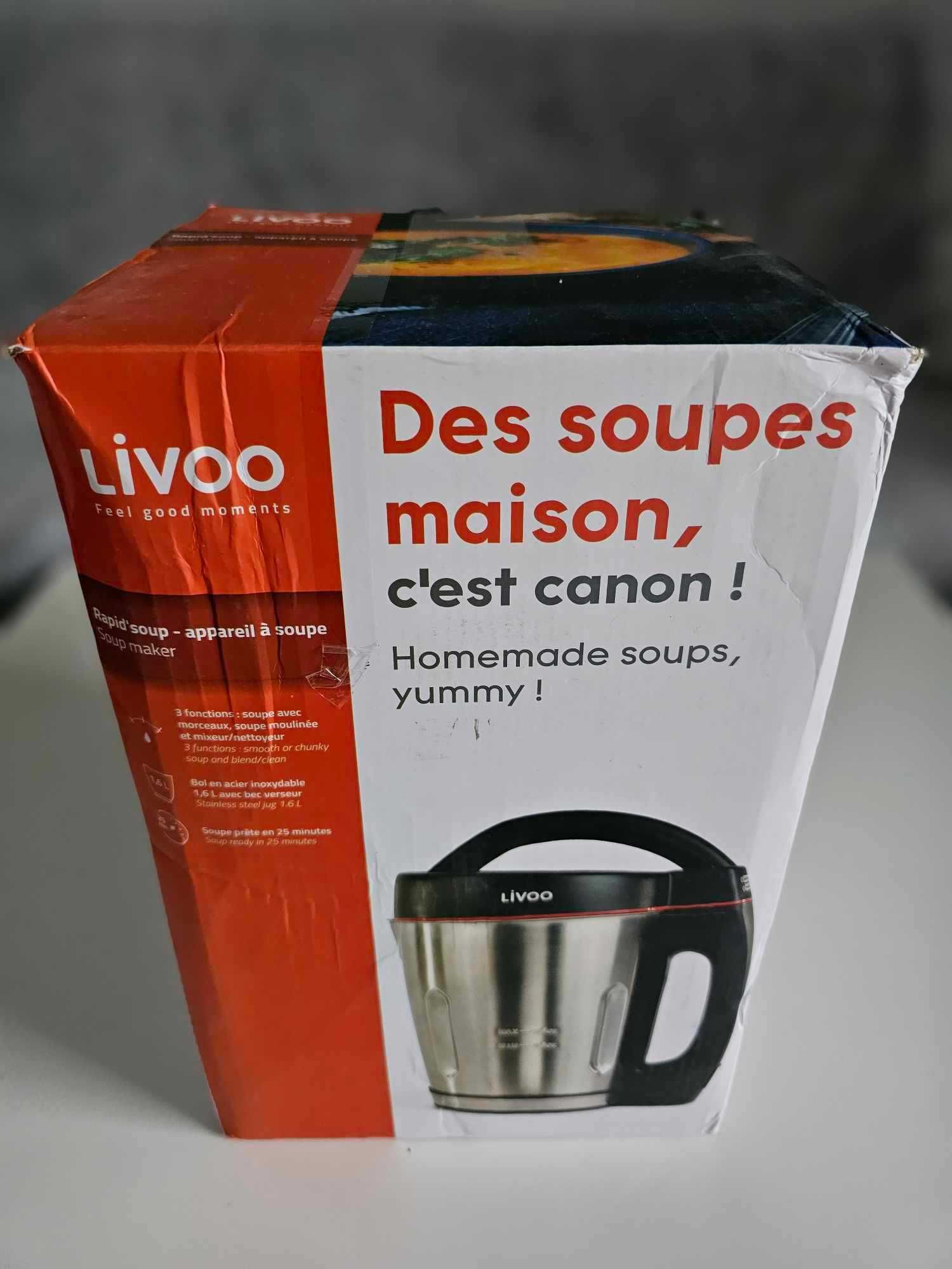 Zupowar, blender mikser gotujący LIVOO DOP121 1,6 l, 1000W