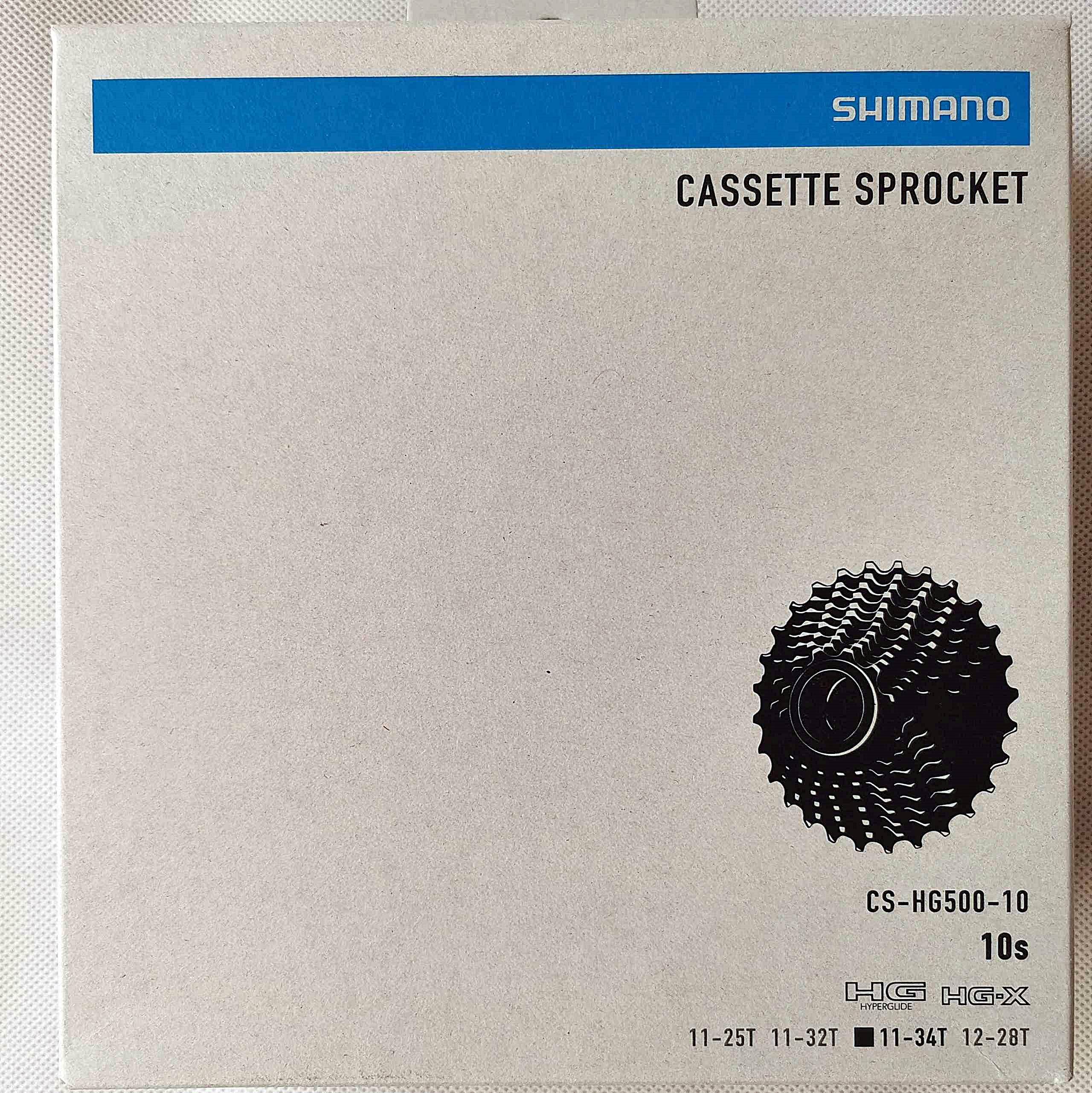 SHIMANO CS-HG500 Kaseta 10rz  11-34 TIAGRA Box