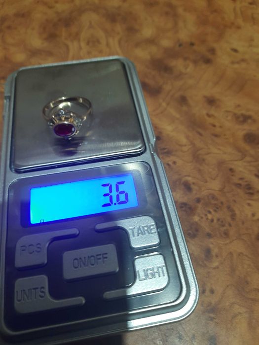 кольцо с гранатом СССР