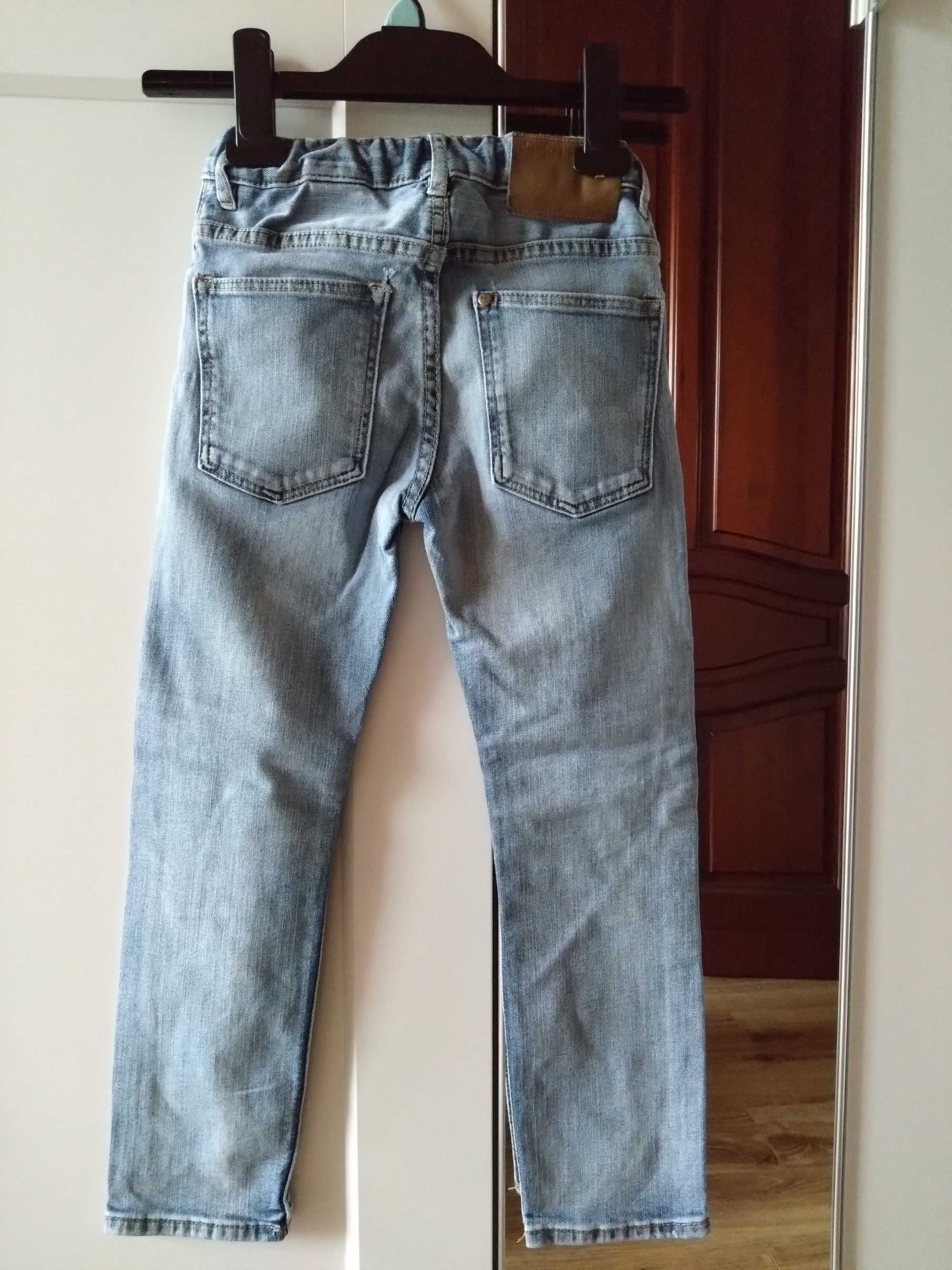 Jeansy chłopięce slim fit H&M rozm 116 5-6 lat