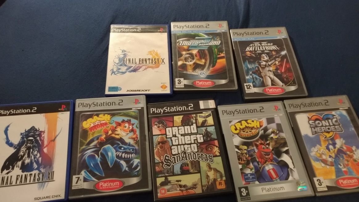 Coleção ps2 consola e jogos