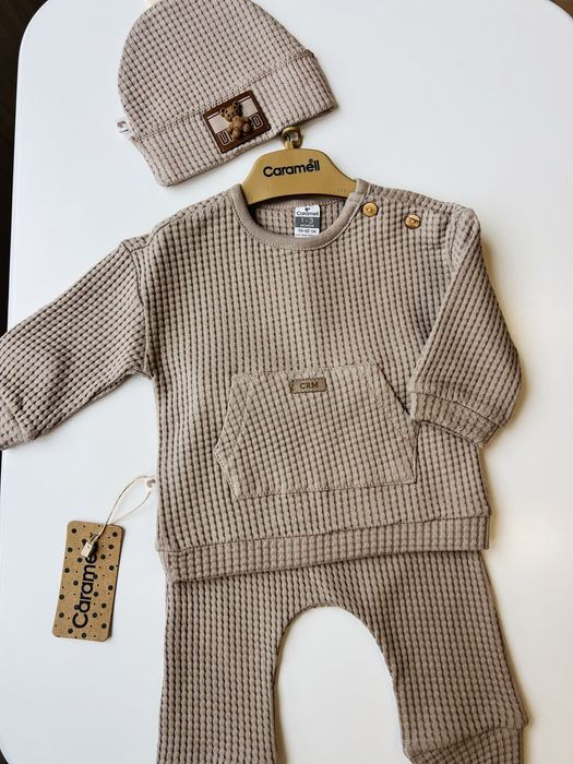 Костюм, комплект, одяг для новонароджених zara, caramell