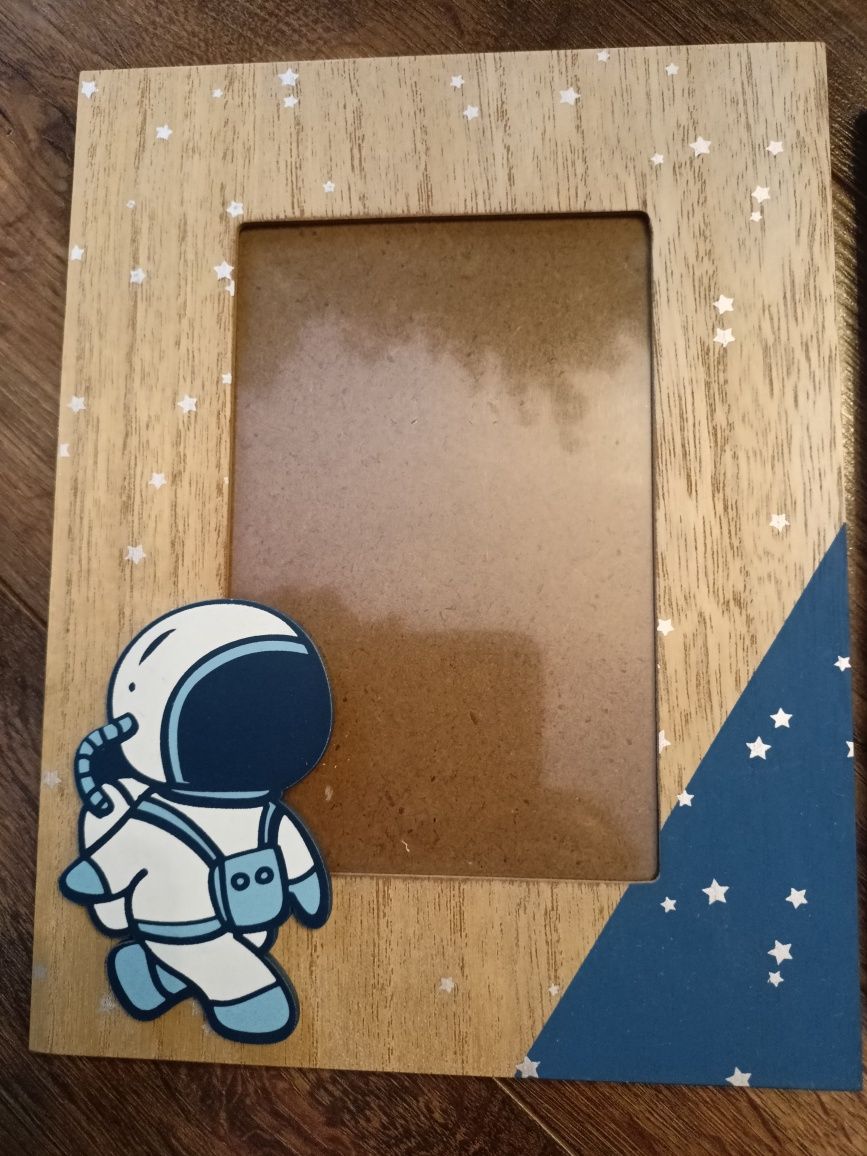 3 ramki na zdjęcia 10x15 cm astronauta kosmonauta kosmos