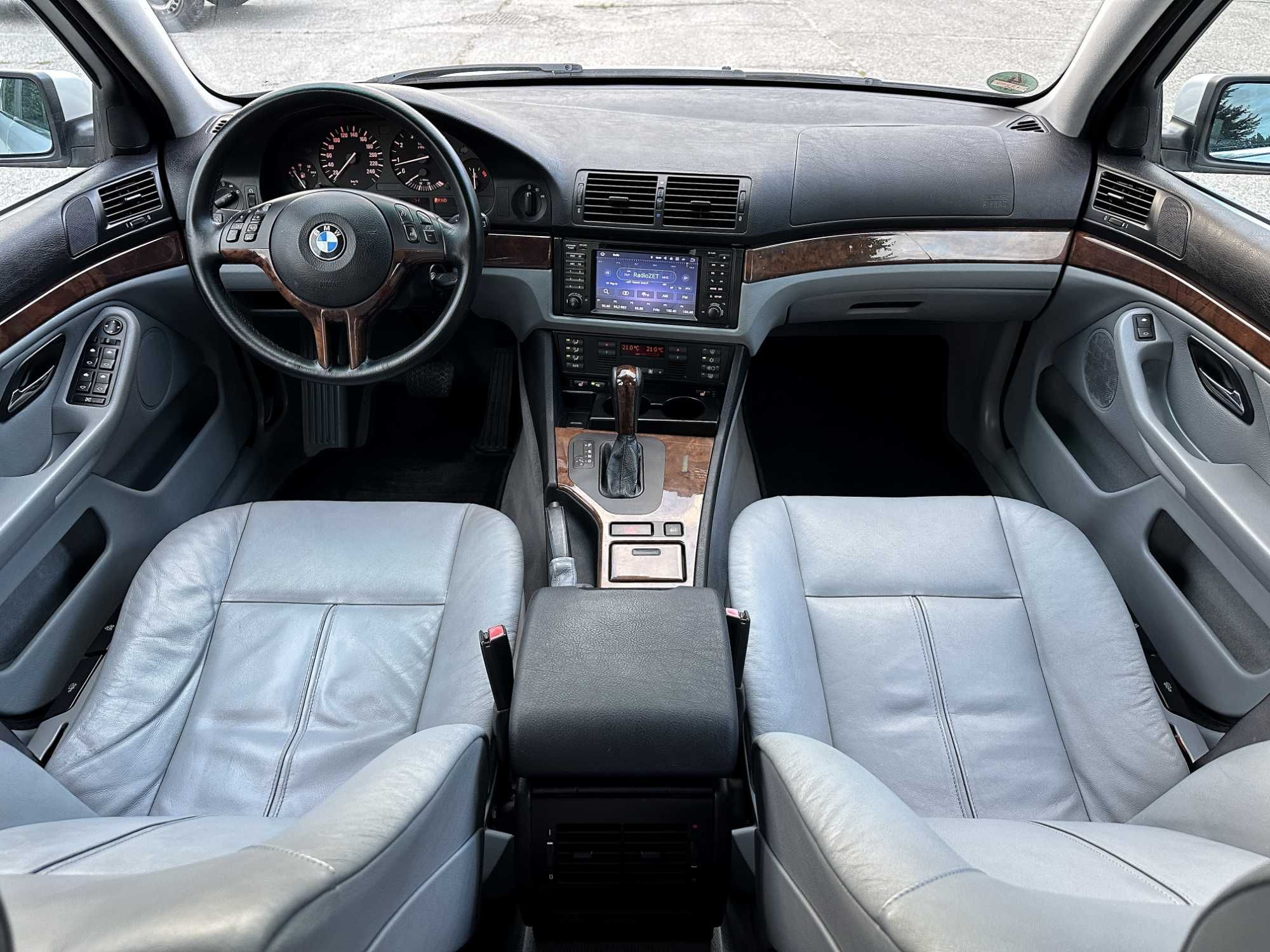 BMW E39 LIFT 525i 192PS Xenon Skóra PDC Navi BBS 17" PIĘKNY STAN !