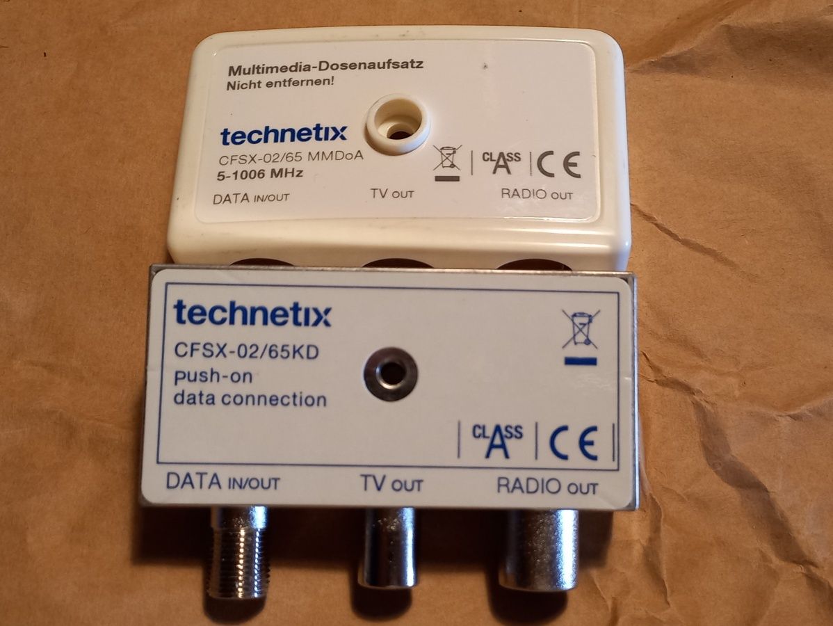 Splitter 1GHz Technetix CFSX-02/65KD MMDA 5-1006 MHz rozgałęźnik
