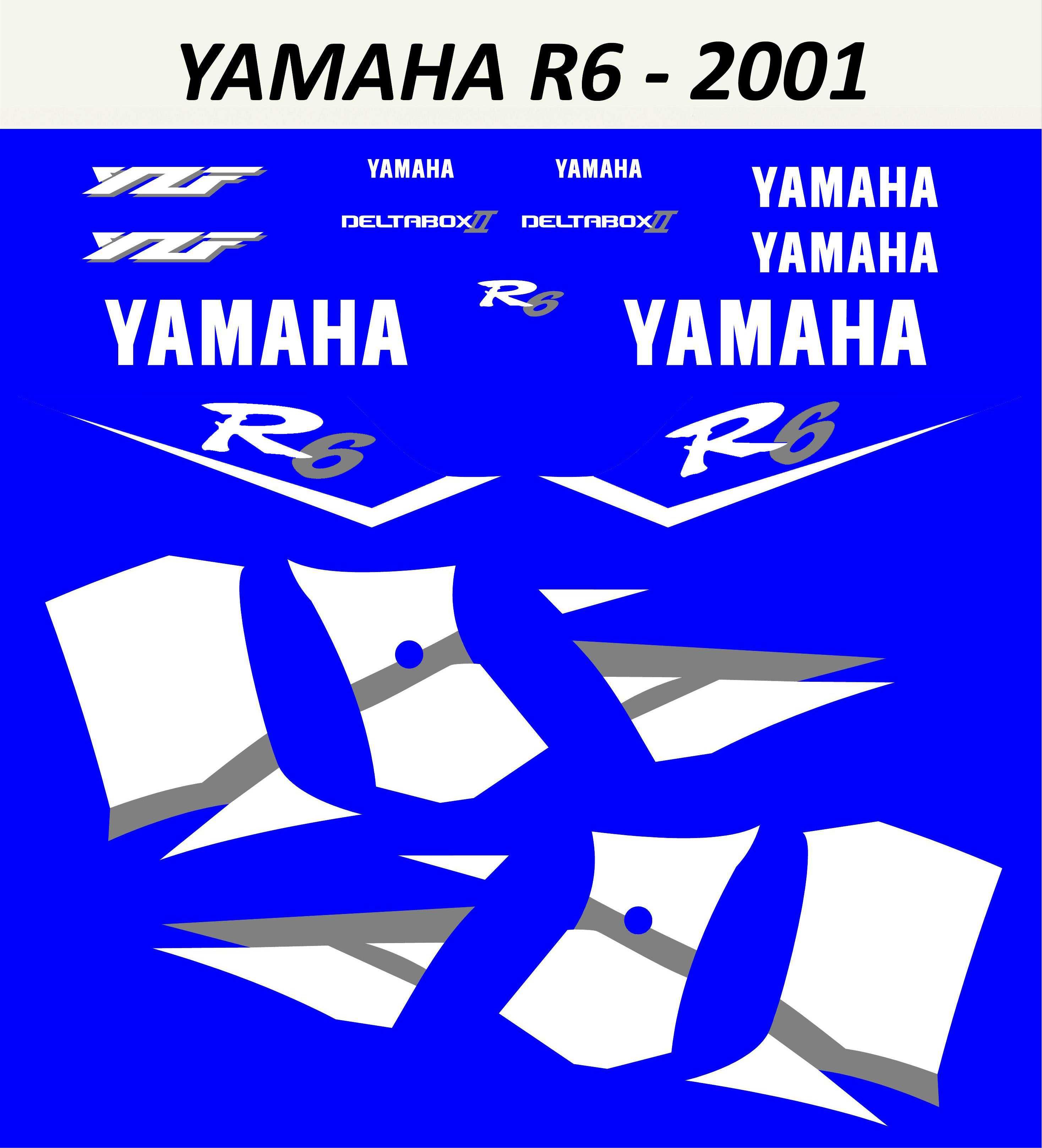 Kit Autocolantes Yamaha R6