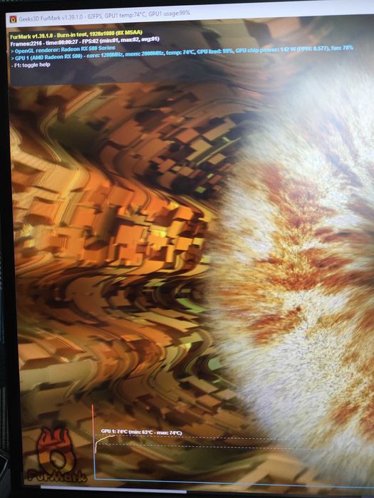 Komputer gamingowy + monitor 144Hz,  i3-9100F, RX 580 8GB, 24GB RAM