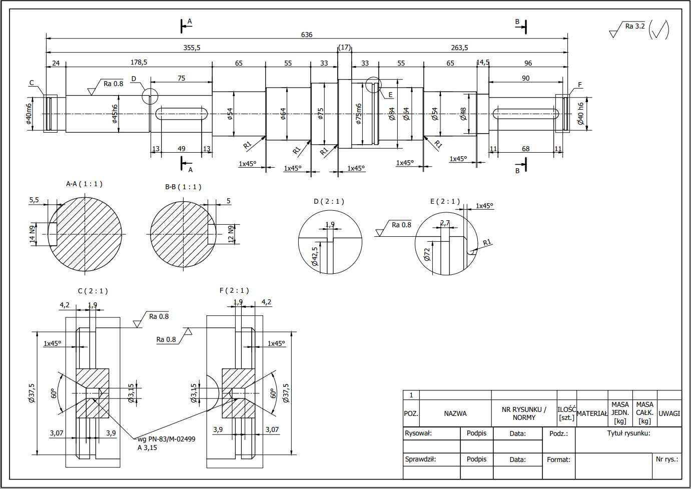 Rysunki AutoCAD i Inventor - projekty 2D/3D dla studentów i firm