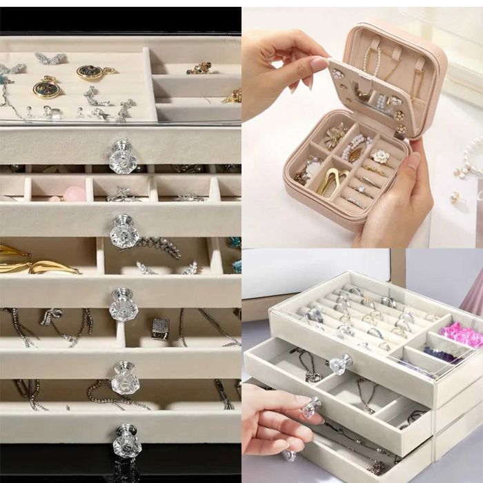 Guarda Jóias. Presente de luxo. Três tamanhos e modelos. Novos.