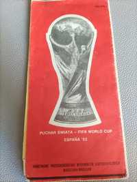 Mapa Mistrzostwa Świata Hiszpania 1982 PRL