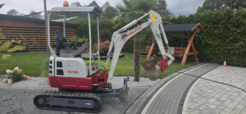 Minikoparka takeuchi  Niemcy Mocna koparka