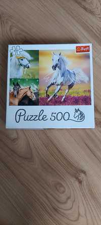 Puzzle Koń, Konie 500 elementow/10zł