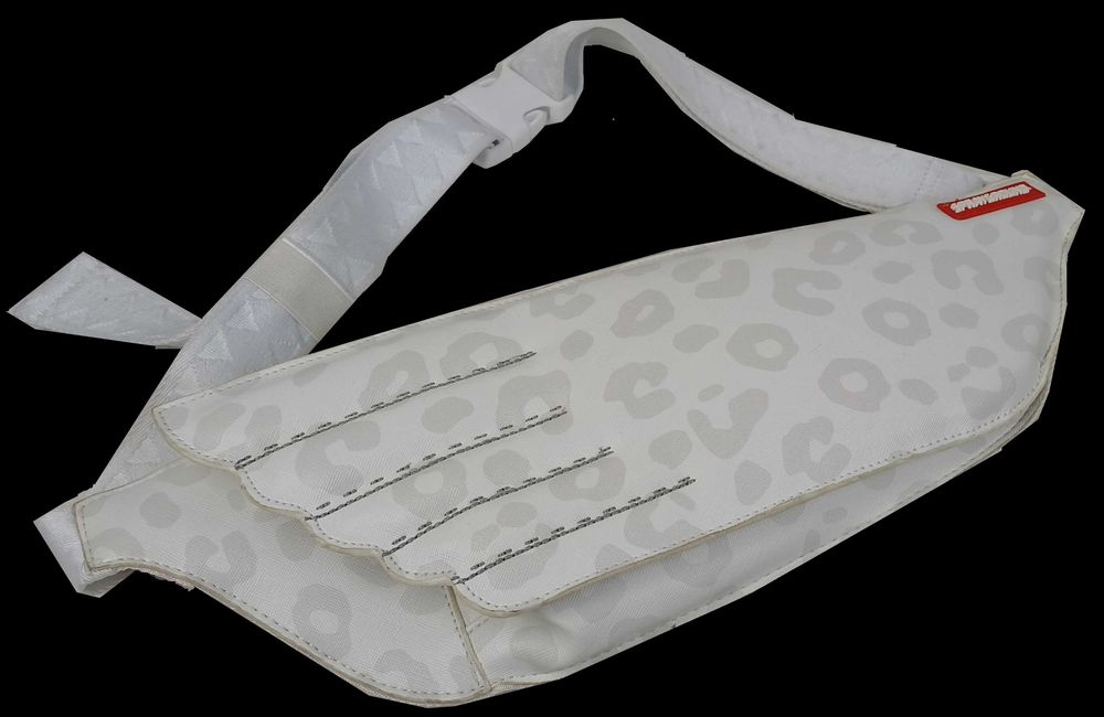 Нагрудна сумка, слінг Sprayground біла